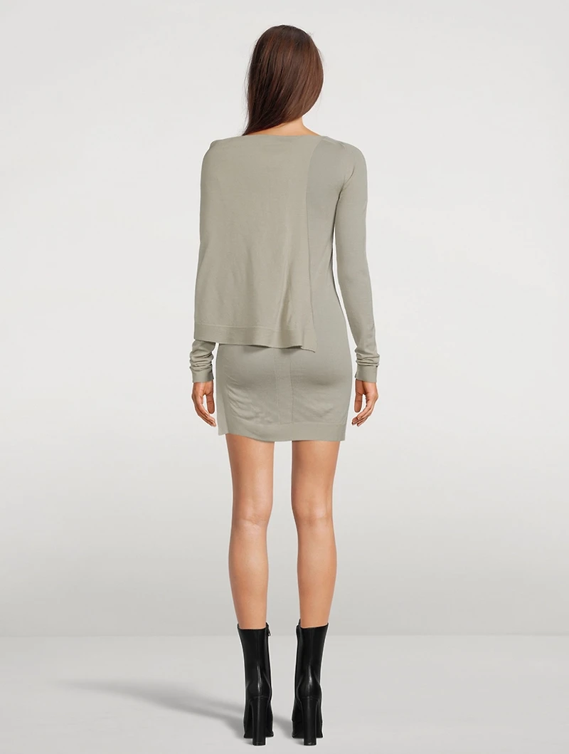 Caped Wool Top