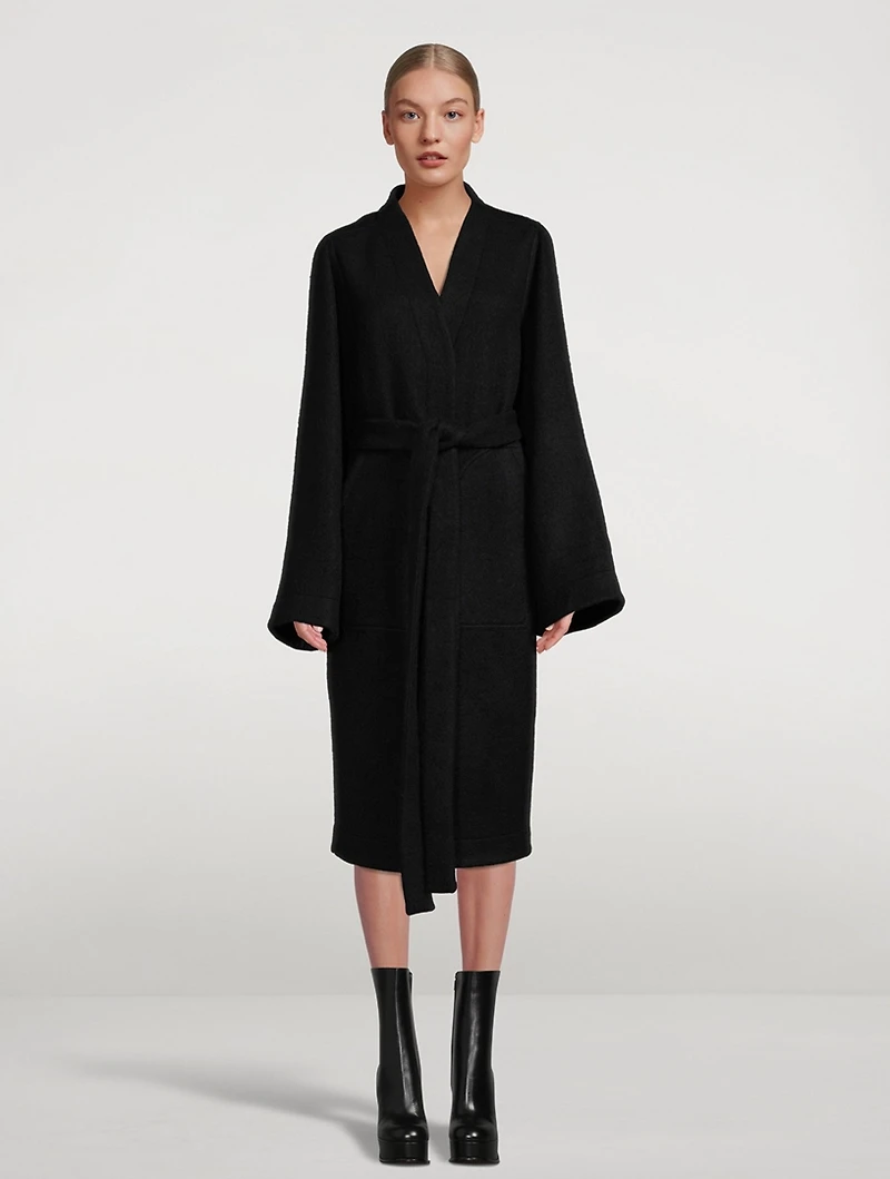Dagger Wool And Alpaca Coat