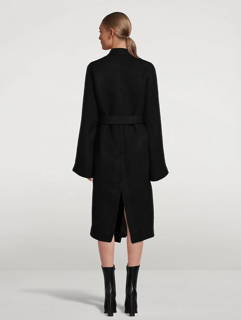 Dagger Wool And Alpaca Coat
