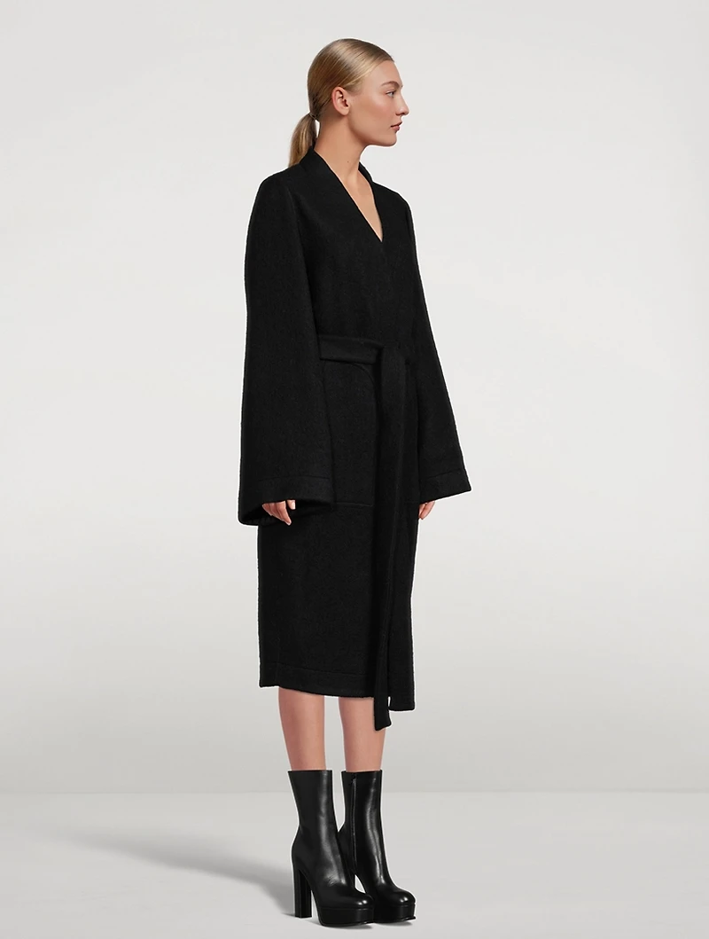 Dagger Wool And Alpaca Coat