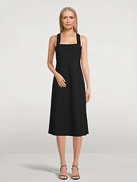 Precision Ponte Cross-Back Dress
