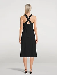 Precision Ponte Cross-Back Dress