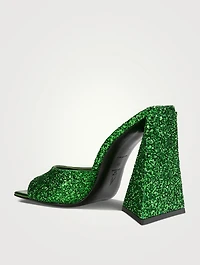 Devon Glitter Mules