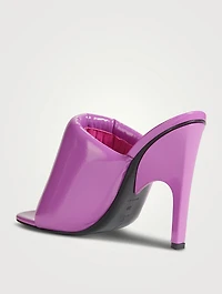 Rem Padded Patent Mules