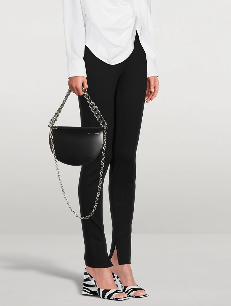 Devon Leather Mules Zebra Print