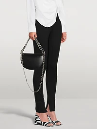Devon Leather Mules Zebra Print