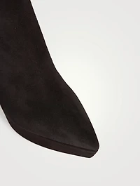 Vertigo Suede Platform Ankle Boots