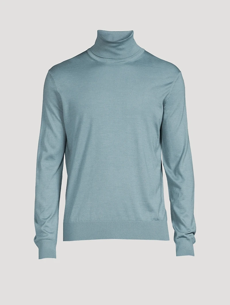 Cashmere And Silk Turtleneck Sweater