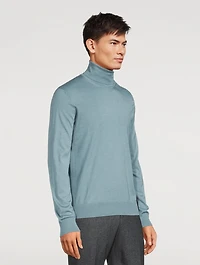 Cashmere And Silk Turtleneck Sweater