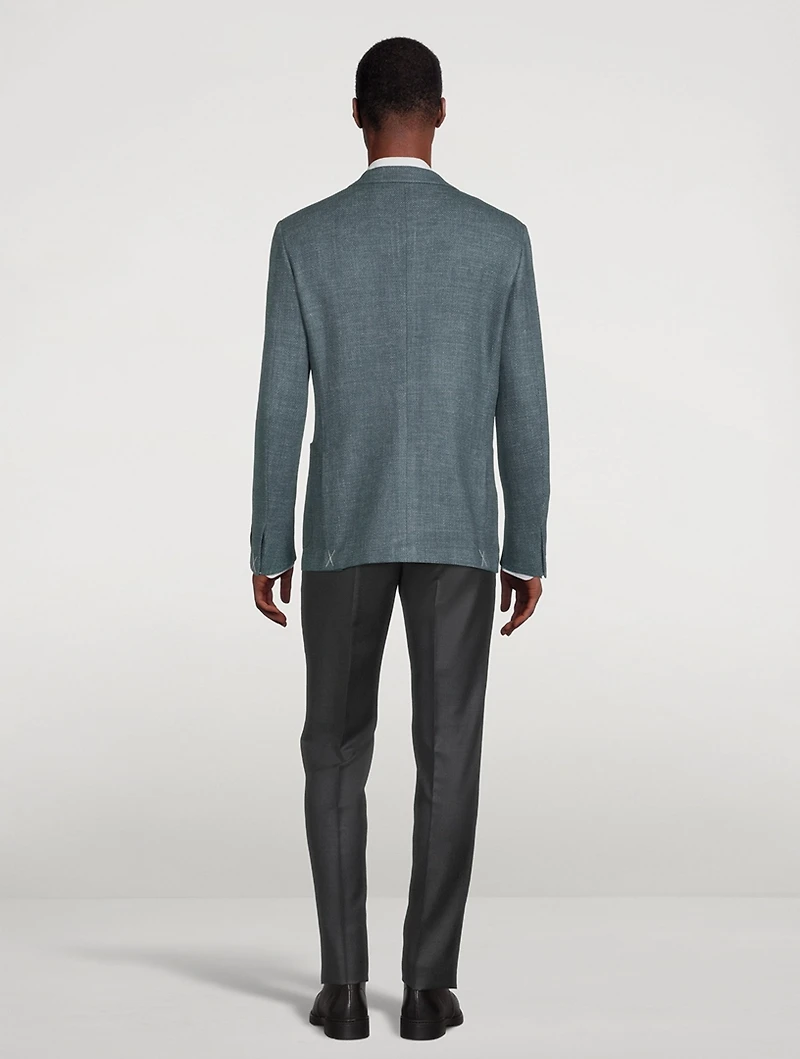 Wool Silk Linen And Cashmere Jacket