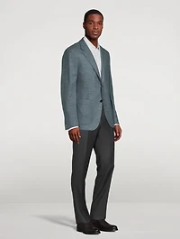 Wool Silk Linen And Cashmere Jacket