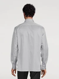 Cotton Shirt Striped Print