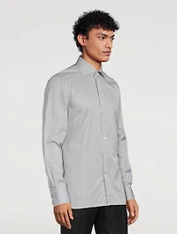 Cotton Shirt Striped Print