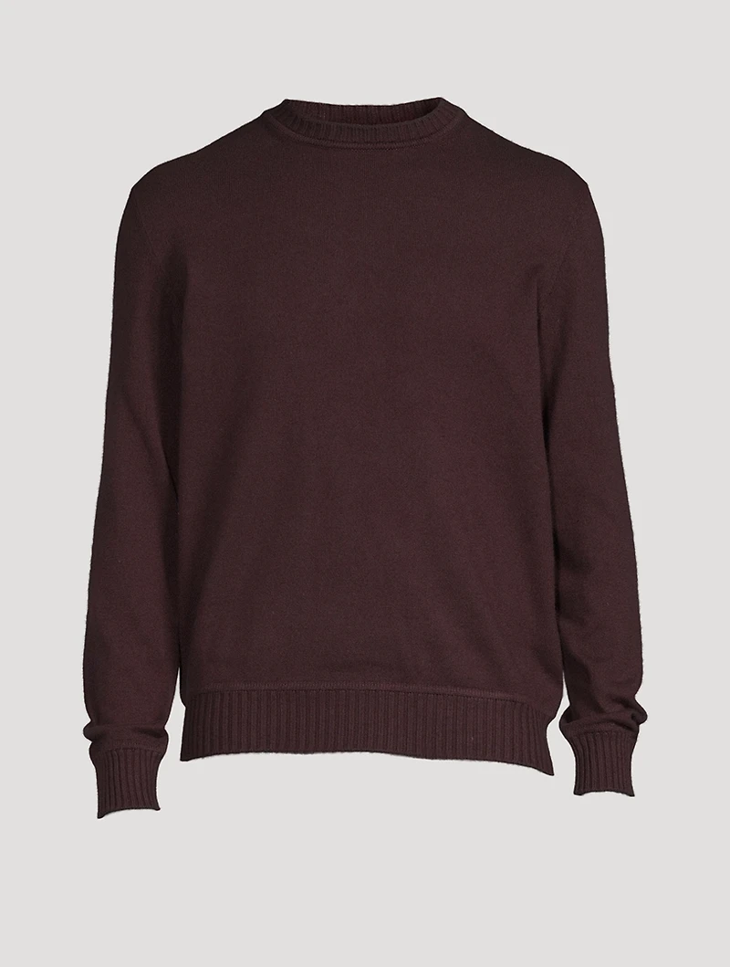 Cashmere And Cotton Crewneck Sweater