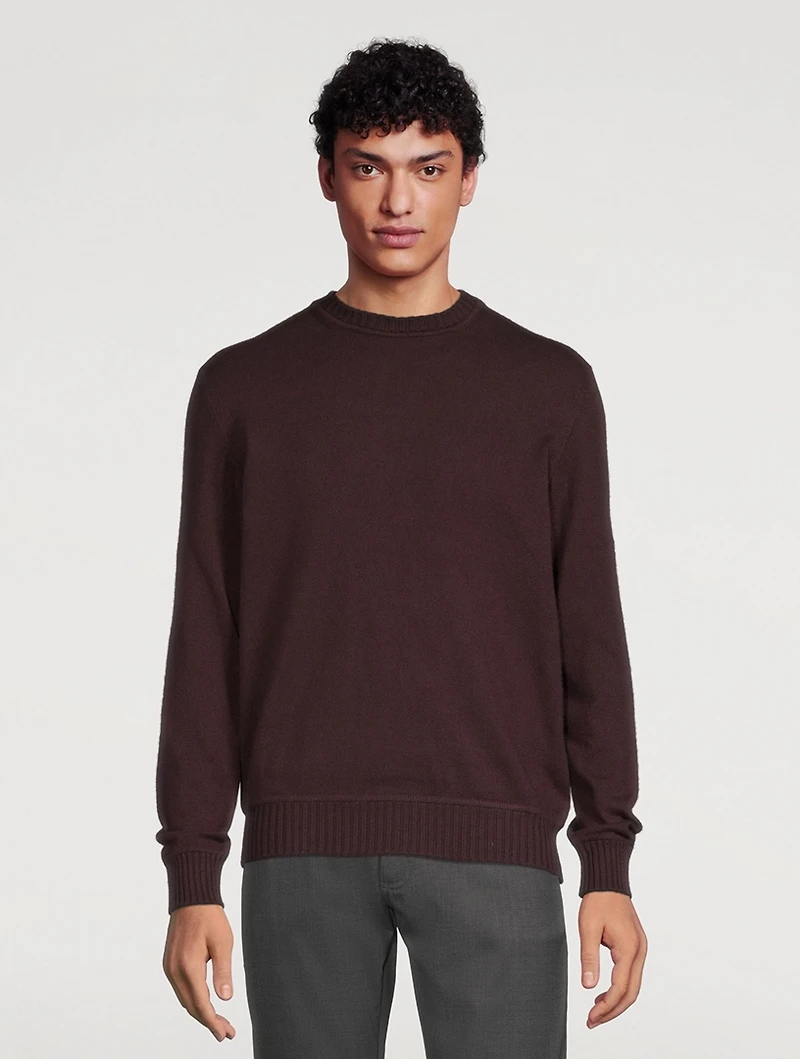 Cashmere And Cotton Crewneck Sweater