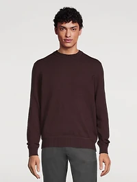 Cashmere And Cotton Crewneck Sweater