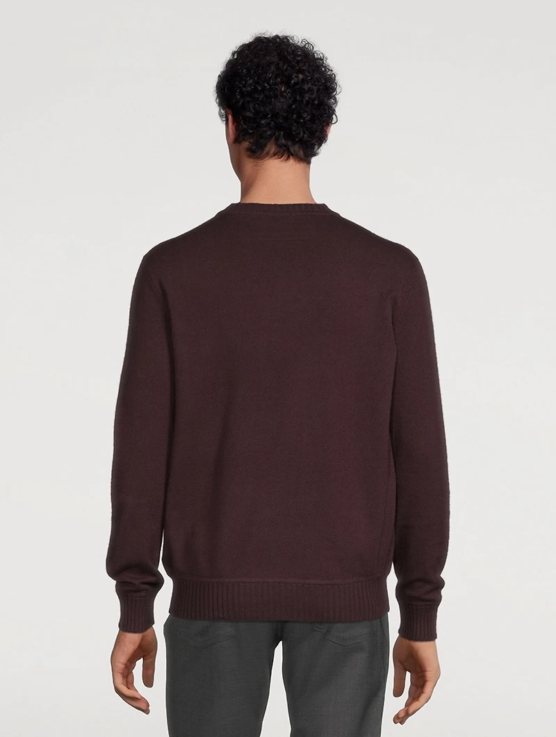 Cashmere And Cotton Crewneck Sweater