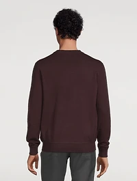 Cashmere And Cotton Crewneck Sweater