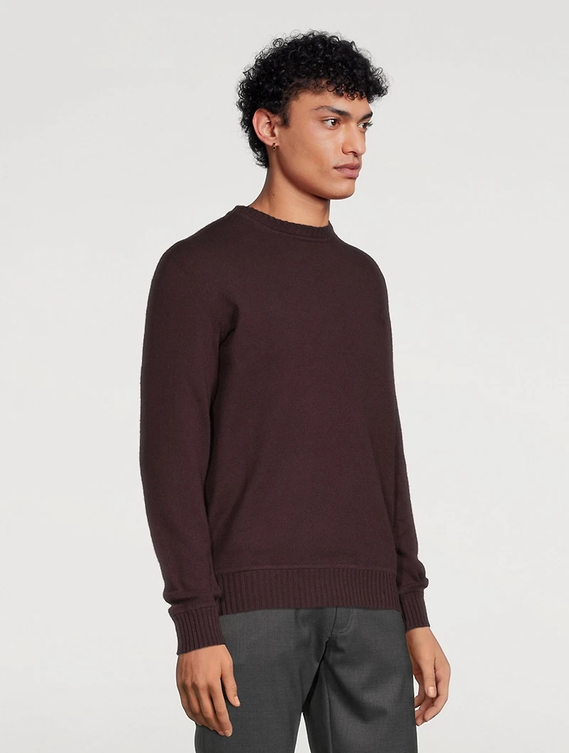 Cashmere And Cotton Crewneck Sweater
