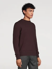 Cashmere And Cotton Crewneck Sweater