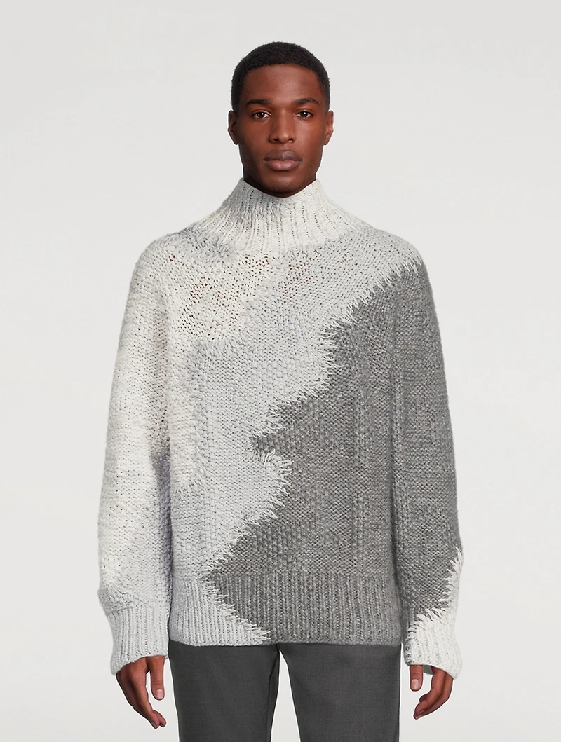 Cashmere And Wool Mohair Sweater