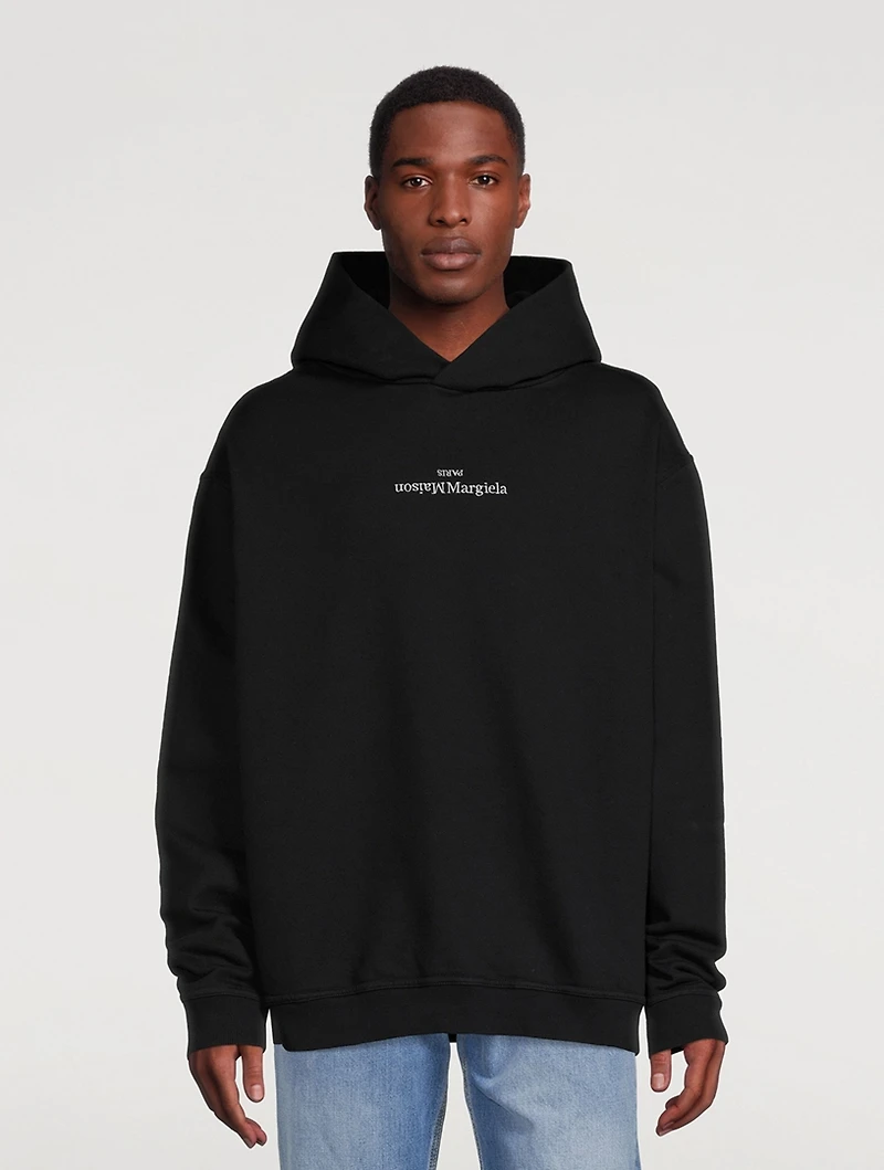 Upside Down Logo Hoodie
