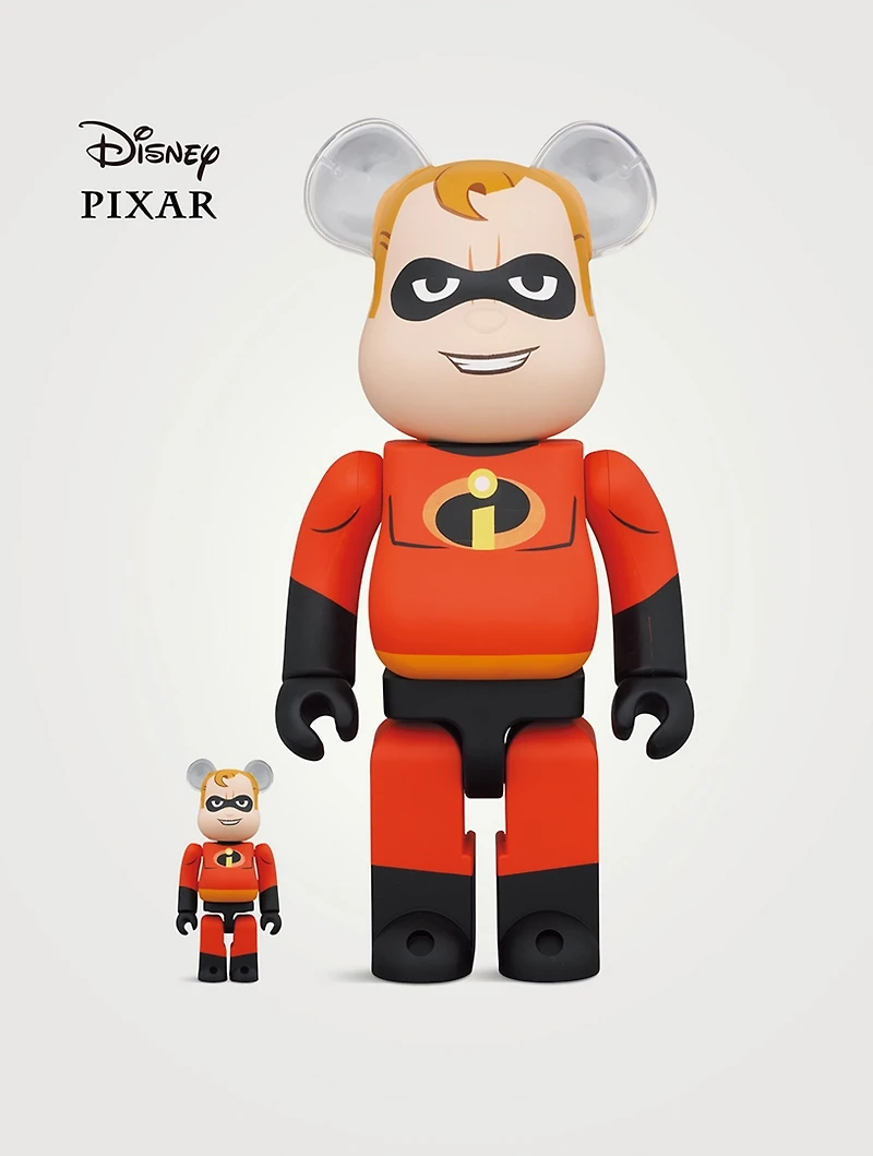 Mr. Incredible 100% & 400% Be@rbrick Set