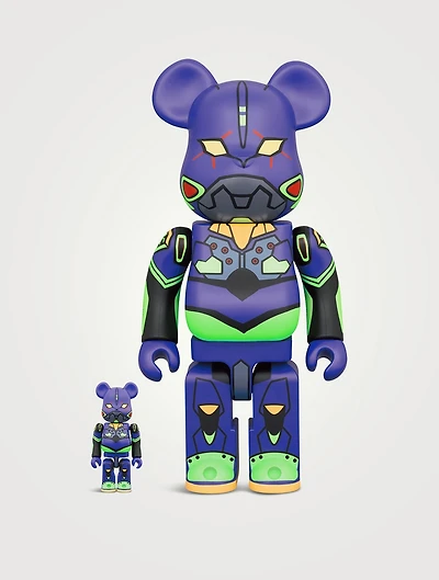 Evangelion Eva01 100% & 400% Be@rbrick Set