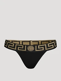 Greca Border Thong