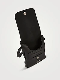 Leather Envelope Pouch With Strap
