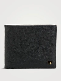 T Line Leather Bifold Wallet