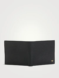 T Line Leather Bifold Wallet