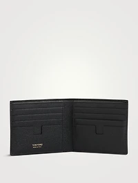 T Line Leather Bifold Wallet