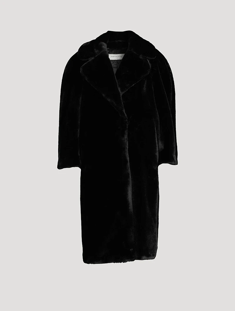 Royal Tris Faux Fur Coat