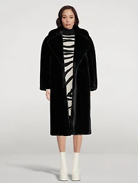 Royal Tris Faux Fur Coat