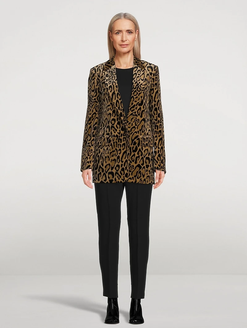 Blanchet Blazer Leopard Print