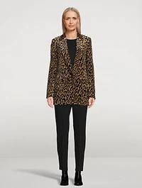 Blanchet Blazer Leopard Print