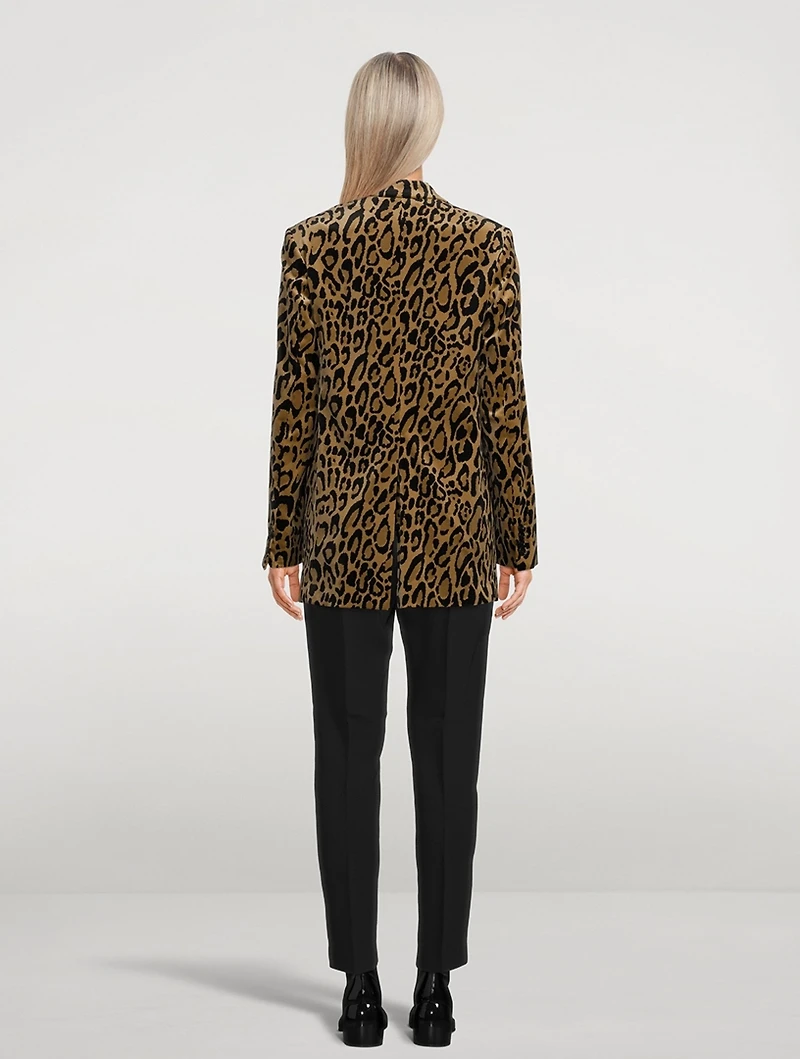 Blanchet Blazer Leopard Print
