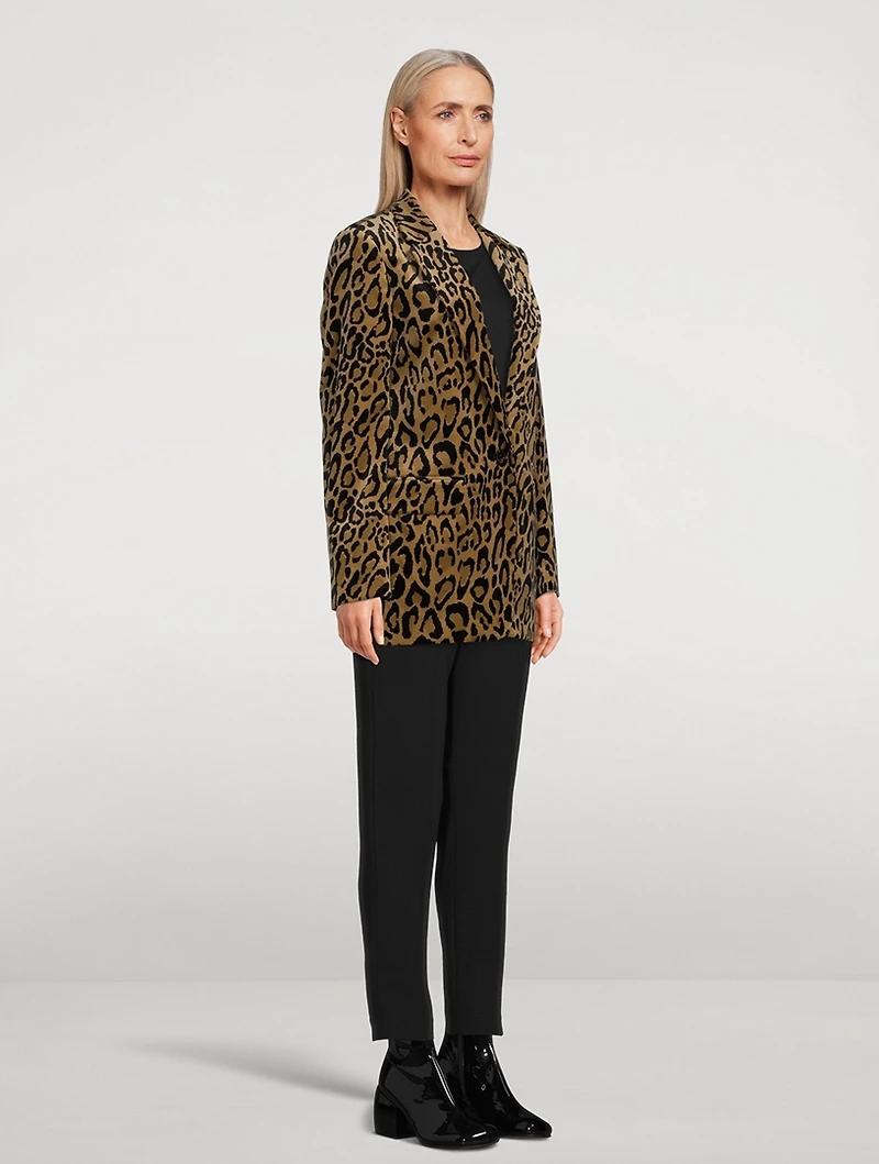 Blanchet Blazer Leopard Print