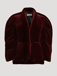 Vilsa Velvet Puffer Jacket