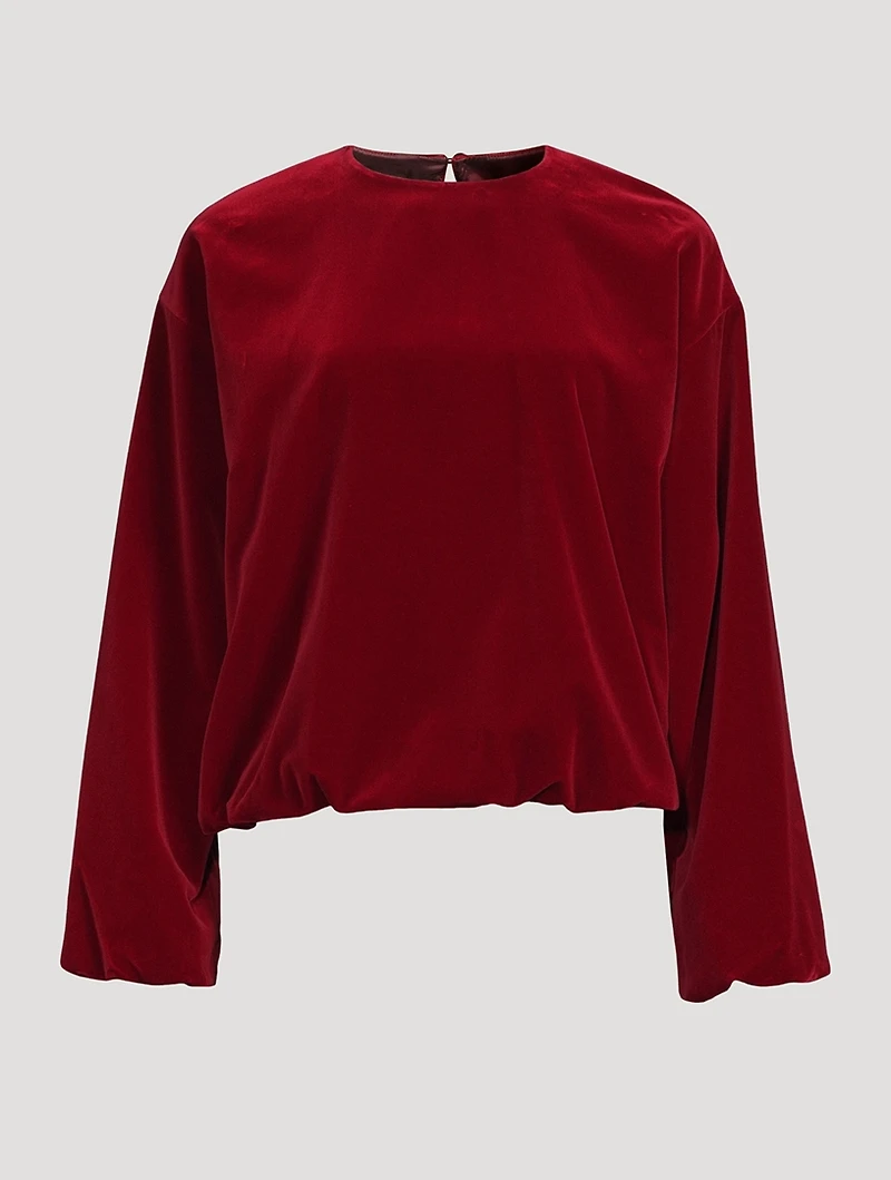 Capo Velvet Top