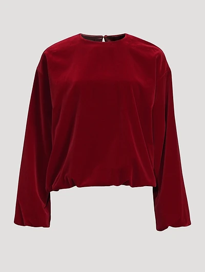 Capo Velvet Top