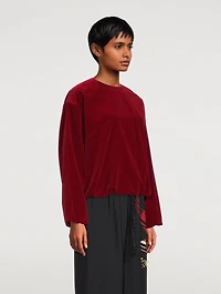 Capo Velvet Top