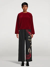 Capo Velvet Top