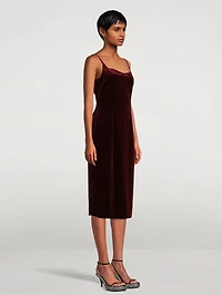 Doss Velvet Slip-Dress