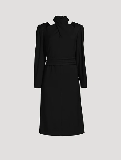 Devanya Tie-Neck Dress