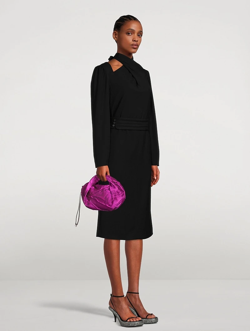 Devanya Tie-Neck Dress
