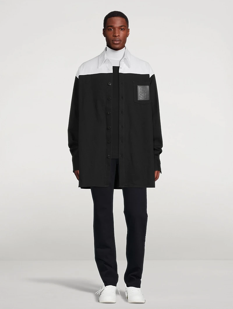 Colourblock Turtleneck Sweater
