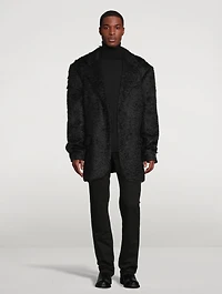 Mohair And Wool Oversized Jacket