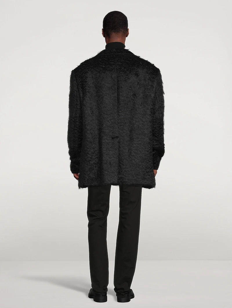Mohair And Wool Oversized Jacket